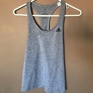 Gray Adidas Athletic Tank